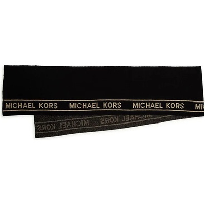 Michael Kors Детски шал Michael Kors в черно с принт (R10121)