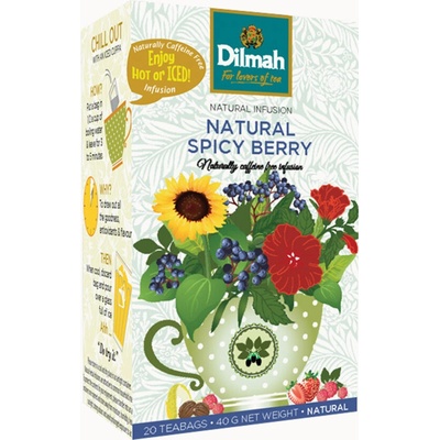 Dilmah ovocný čaj Naturally Spicy Berry 20 x 1,5 g