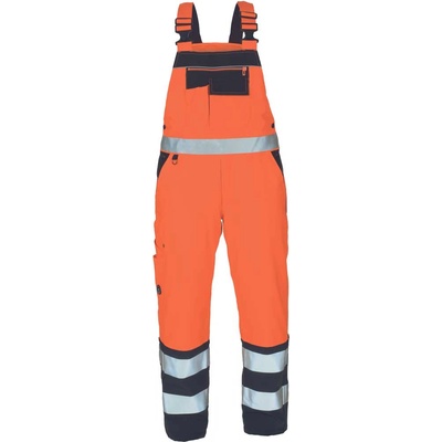 CERVA Cerva knoxfield hvps / Изолирани hi-vis работни зимни панталони с нагръдник - оранжеви xxxl (0353005190006)