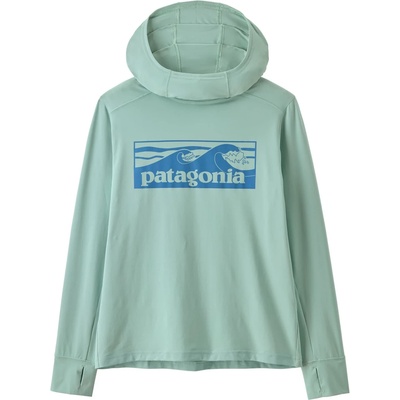 Patagonia Детски бански шорти от ликра Patagonia Kid's Cap SW Hoody Lycra - Boardshort Logo Tones: Thin Ice (750-2704-0112)
