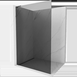 Mexen Kioto L душ кабина Walk-in 70 x 200 cm, графит, пистолетно сиво четка - 800-070-103-66-40 (800-070-103-66-40)