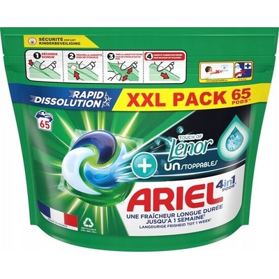 Ariel Touch of Lenor 4v1 prací kapsle 65 PD