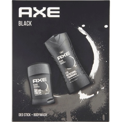 Axe Black 3v1 sprchový gel 250 ml + deostick 50 ml dárková sada