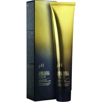 pH Laboratories pH Argan & Keratin Безамонячна боя за коса с арган и кератин, 6.3 Тъмно русо златисто, 100 ml