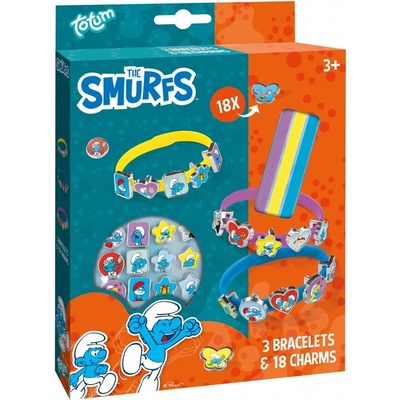 Totum Творчески комплект, Totum, Smurfs, Направи сам гривни, 3 броя