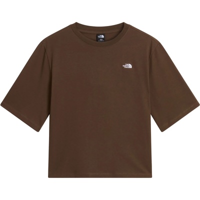 The North Face Дамска тениска The North Face Women's Essential Simple Dome Boxy RLX S/S T-shirt - Smokey Brown (916-7670-0214)