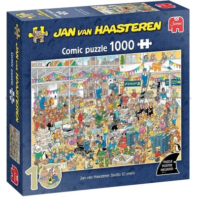Jumbo - Puzzle Jan Van Haasteren: Studio 10 Years - 1 000 piese