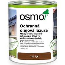 Osmo 708 Ochranná olejová lazúra 0,75 l Teak
