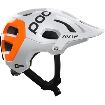 POC Tectal Race NFC Mips Hydrogen white/Fluorescent orange AVIP 2022