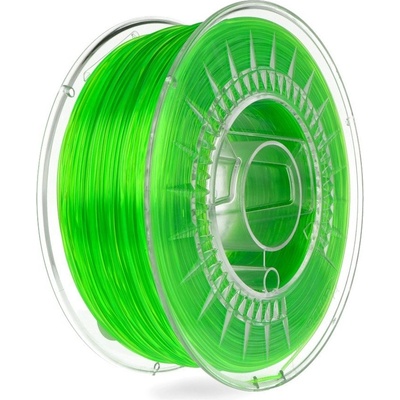 Devil Design PETG 1,75 mm 1 kg - jasně zelená transparentní