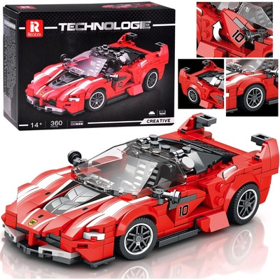 Reobrix Stavebnice sportovní auto červený kabriolet 360 ks