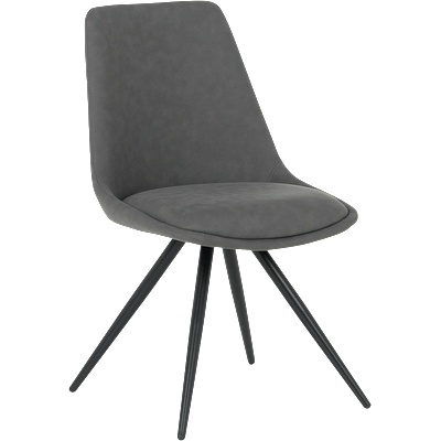 Carmen Трапезен стол camden - тъмносив sf 2