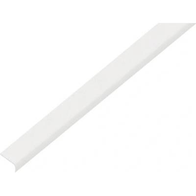 Alberts Ukončovací profil PVC samolepiaci biely 19x7x1 mm 2,6 m