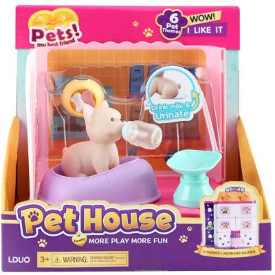 Armtoys ИГРАЛЕН КОМПЛЕКТ ПИКАЕЩО КУЧЕ БЕБЕ С АКСЕСОАРИ В ОТВОРЕНА КУТИЯ