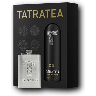 Tatratea Original 52% 0,7 l (dárkové balení placatka)