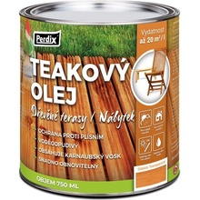 Perdix teakový olej 0,75 l transparent