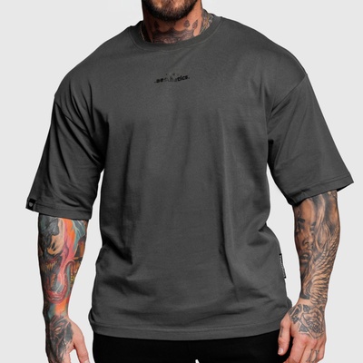 Iron Aesthetics Oversize tričko Major šedé – Zboží Dáma