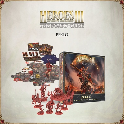 Archon Studio Heroes of Might & Magic III: The Board Game – rozšíření Peklo - CZ