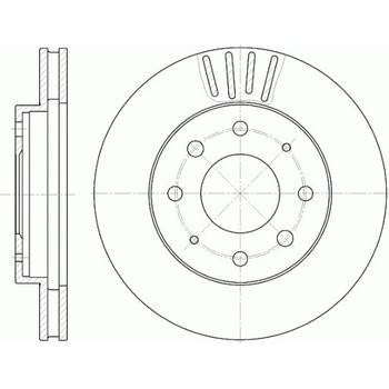 Brzdový kotúč REMSA 6625.10