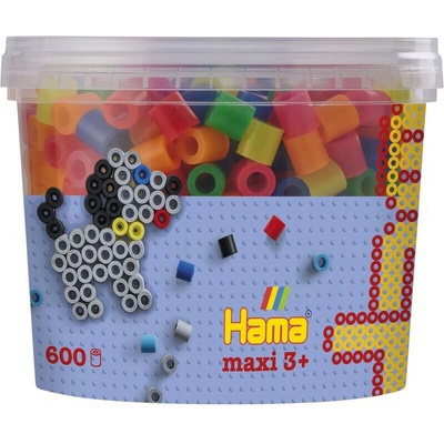 HAMA Zažehlovací korálky mix - 600 ks - MAXI - neonové barvy