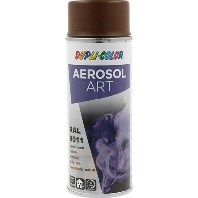 Dupli Color ART RAL 8011 oriešková hnedá polomatná farba v spreji 400 ml