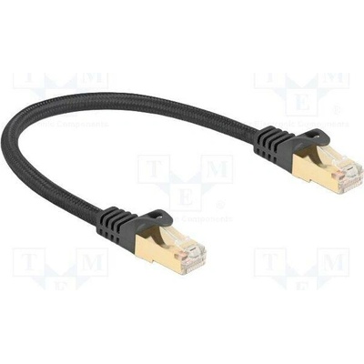 Delock 80315 Patch S/FTP Cat 6a RJ45 vidlice z obou stran 0,25m