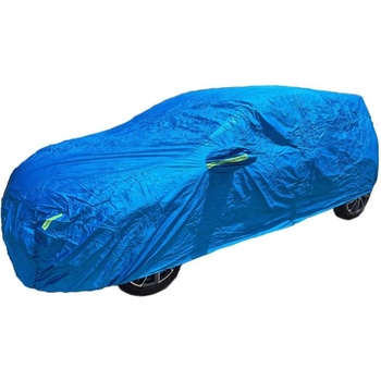 Покривало за кола ватирано отвътре, с цип за шофьорската врата и джобове за огледала 520x180x150m - размер SUV - Синьо (CC1012SUV)