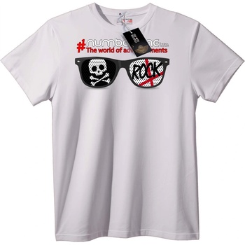 NOONEBRAND Тениска Рок Skull Слънчеви Очила - XS, Black