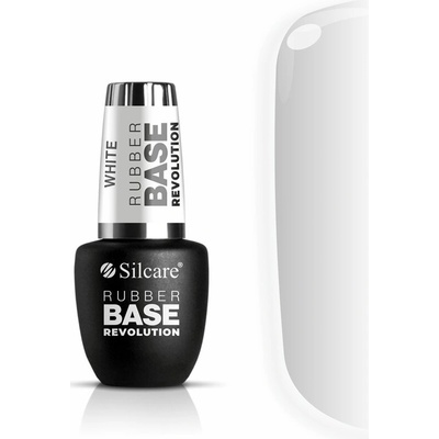 Silcare Kaučuková báza BIELA Revolution Rubber Base White 9 ml