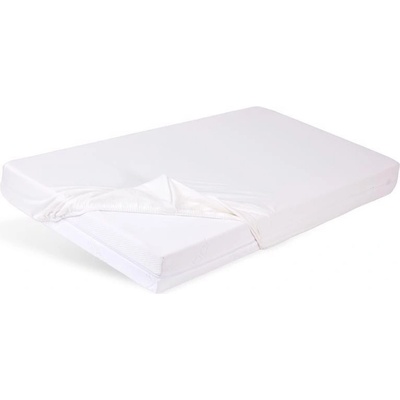 Baby Matex nepromokavé bambusové prostěradlo bílé 60x120