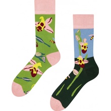 Dedoles Veselé bambusové ponožky Orchidej hmyzovník D-U-SC-RS-C-B-1553