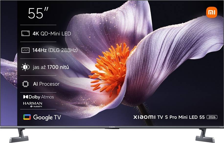 Xiaomi TV S Pro Mini LED 55 2026 od 15 509 Kč - Heureka.cz