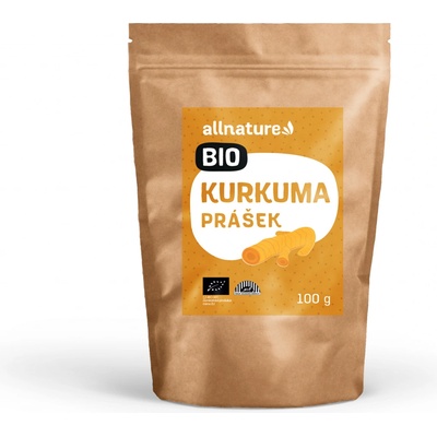 Allnature Kurkuma prášek Bio 100 g – Zboží Mobilmania