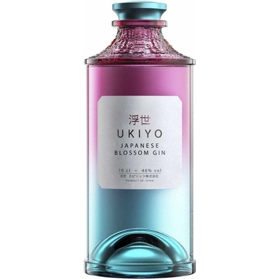 Ukiyo Japanese Blossom Gin 40% 0,7 l (čistá fľaša)