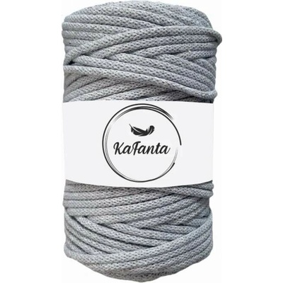 Bavlnená šnúra KaFanta 5 mm - šedá