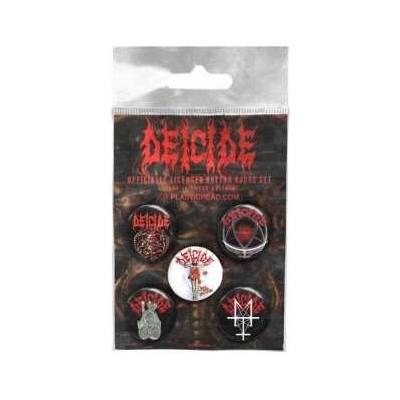 Sada Placek Deicide Button Badge set