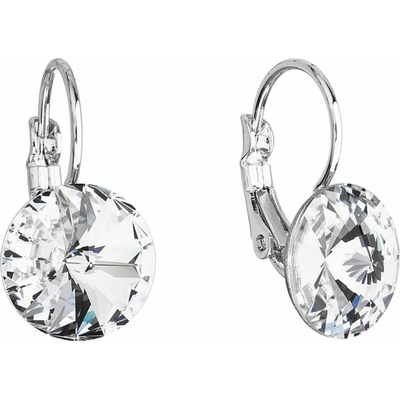 Evolution Group Blyštivé visiace náušnice s kryštálmi Swarovski 51002.1
