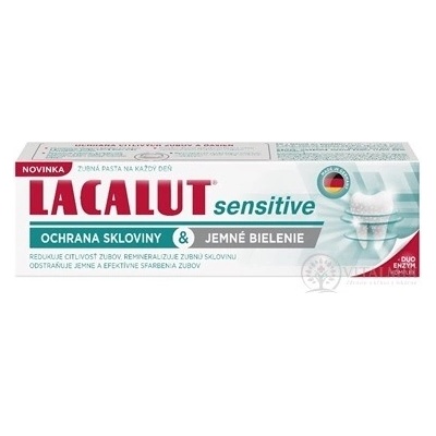 Lacalut sensitive ochrana skloviny & jemné bělení 75 ml