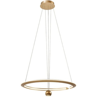 V-TAC 46W LED Висящ Пендел D600x1500mm 3000K Димируем Злато - 23431 (23431)