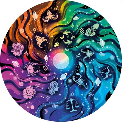 RAVENSBURGER Kulaté Kruh barev Astrologie 500 dílků