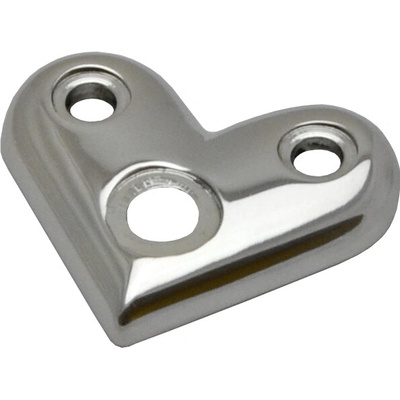 Nadpájacia platňa na trubku ø 42,4 mm, leštená AISI 304