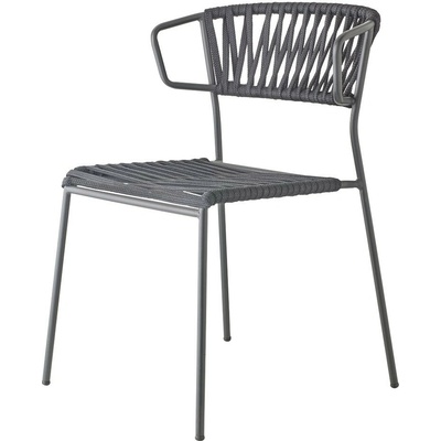 SCAB Židle LISA FILÓ s područkami antracit 2869 ZA