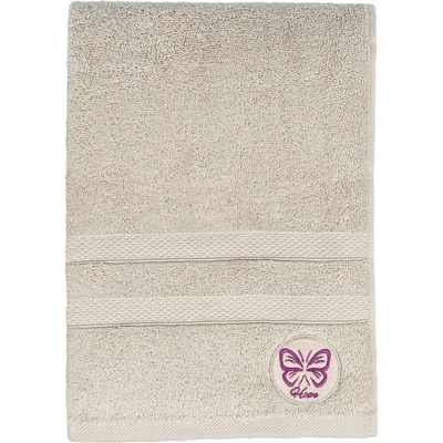 Foutastic Hope osuška béžová 70 x 140 cm