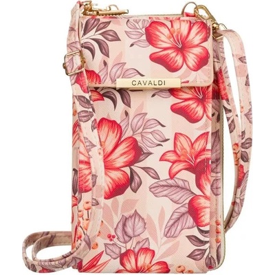 CAVALDI Crossbody koženková mini dámská peněženka/kabelka M-20-1644 01
