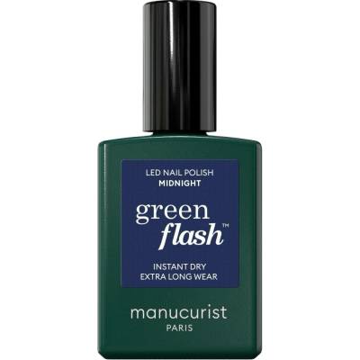 Manucurist Green Flash LED gel lak na nehty - Midnight (15 ml)