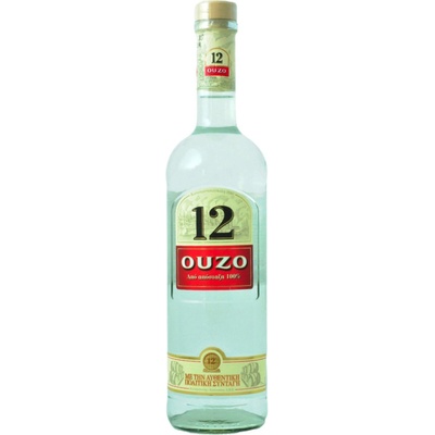 Ouzo 12 40% 0,7 l (čistá fľaša)