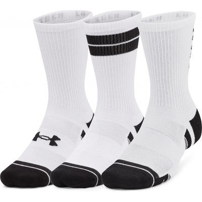 Under Armour Sada ponožek Perf Tech Nov 3pk Crew bílá