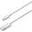 iLuv USB кабел за iPhone, iPad, iPod с Lightning - iLuv Premium Lightning Cable (бял) (ICB263WHT)
