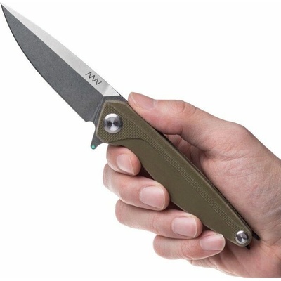 Z300 BB, ANV Knives, Stonewash, G10 olivová