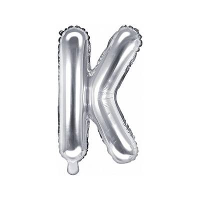 PartyDeco Fóliový balón v tvare písmena K